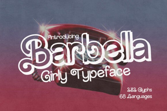 Barbella Regular Font for Handmade Labels and Decor