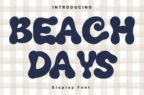 Beachdays Font Review: Digital Layout Testing