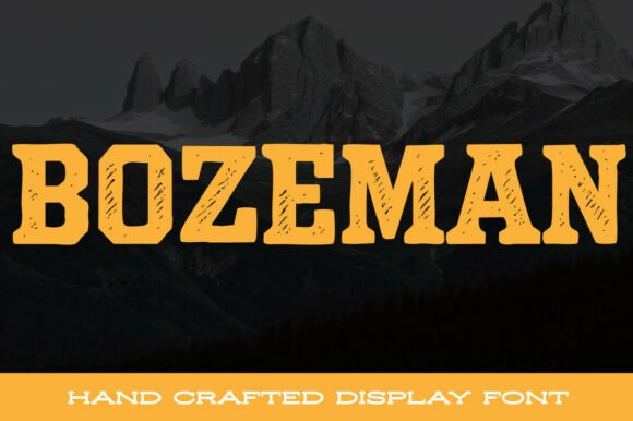 Bozeman Font: Rugged Display Type for Bold Marketing