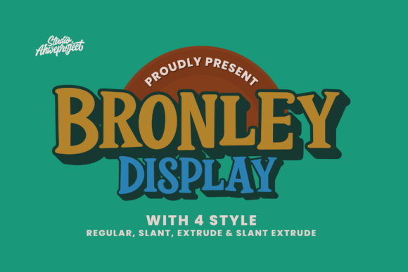 Bronley Font: Bold Retro Typography for Campaigns