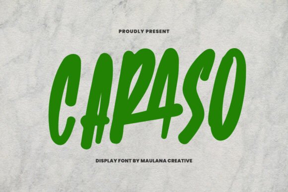 Caraso Font Review: Adding Bold Energy to Small Business Branding
