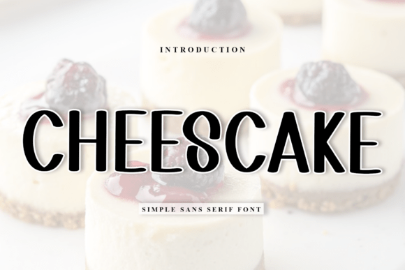 Cheescake Font: Festive Display Typography for Campaigns