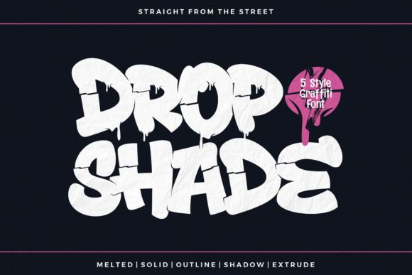 Dropshade Regular Font for Bold Editorial Design
