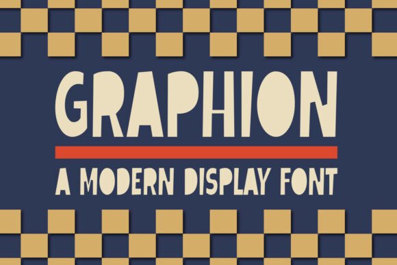 Graphion Font: Bold Display Typography for Web Design