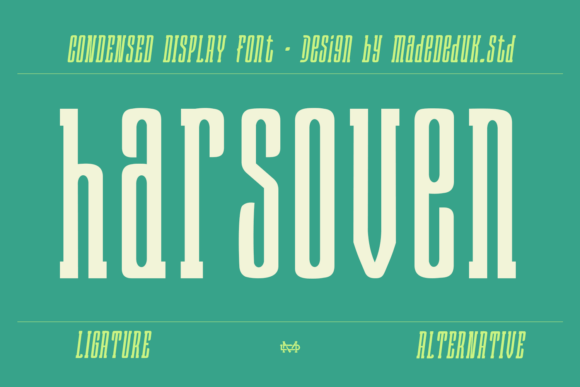 Harsoven Regular Font Review for Modern Brand Identity