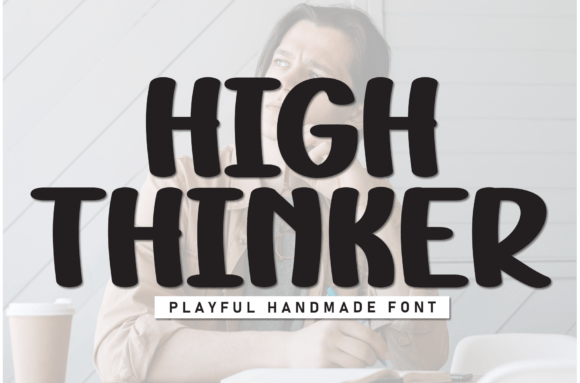 High Thinker Font: Clean Display Type for Editorial Design
