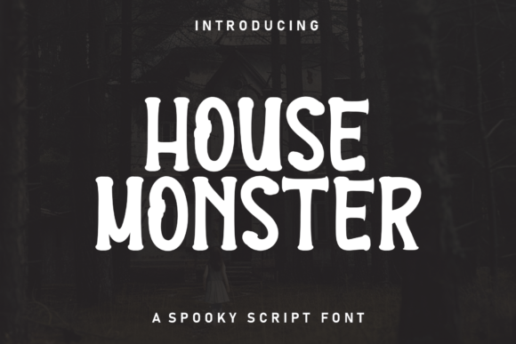 House Monster Font: A Friendly Display Typeface for Web