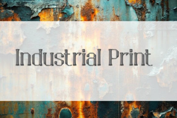 Industrial Print Font: A Designer’s Branding Test