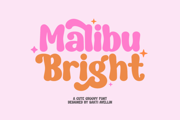 Malibu Bright Font: A Retro Typeface for Branding