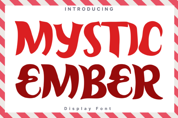 Mystic Ember Font: Bold Gothic Style for Campaigns