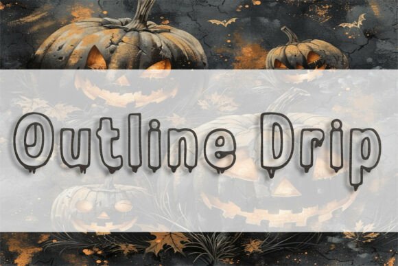 Outline Drip Font: Elevating Small Business Branding