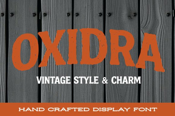 Oxidra Font Review: Vintage Display Type for Web Design