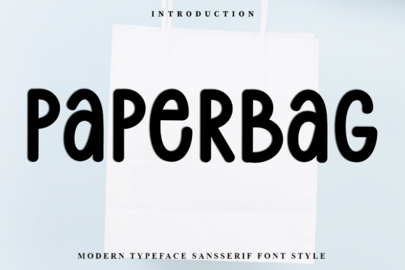 Paperbag Font: A Festive Display Typeface for Holiday Campaigns