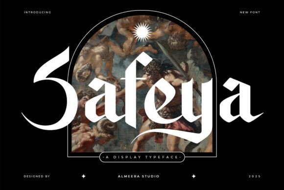 Safeya Font Review: A Bold Display Typeface for Branding