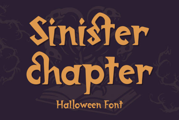 Sinister Chapter Font Review: Playful Halloween Typography