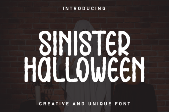 Sinister Halloween Font: A Friendly Display Typeface Review