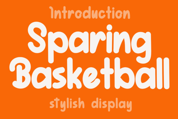 Sparing Basketball Font: Handwritten Charm for Makers