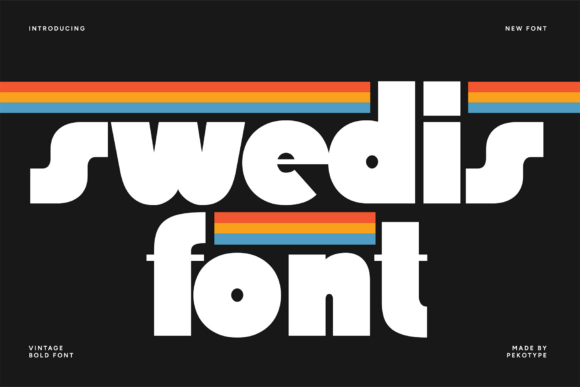 Swedis Font Review: Bold 80s Display Type for Campaigns