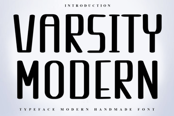 Varsity Modern Font for Handmade Products